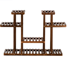 4 Tiers Wooden Plant Shelf