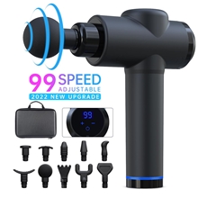 GPED Muscle Massage Gun, Upgraded 99 Adjustable Speeds Handheld Professional Deep Tissue