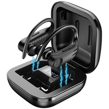 True Wireless Earbuds Bluetooth 5.0 Headphones Sport Running Earphones Built-in Mic in Ear