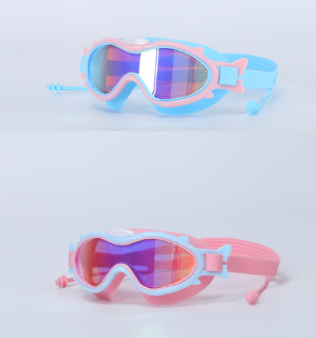 Kids Swim Goggles, 2 Pack Swimming Goggles No Leaking Anti Fog Kids Goggles for Boys Girls(Age 6-14)
