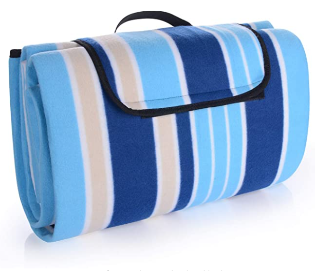 Outdoor Picnic Blanket Large Fleece Waterproof Baby Crawling Blanket