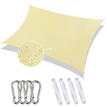 Terylene Waterproof Sun Shade Sail 95% UV Blocker Sunshade Canopy