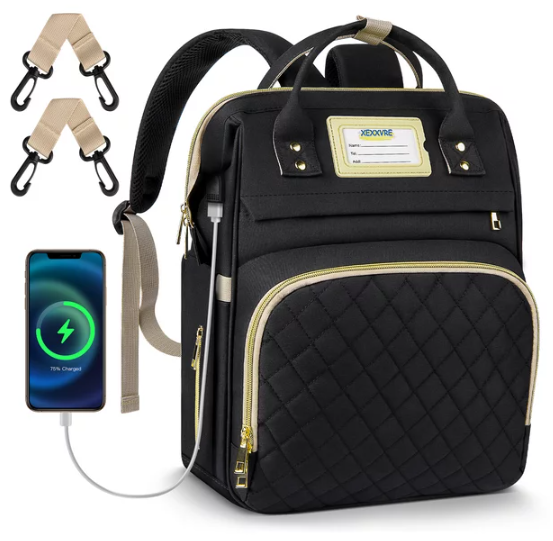 Diaper Bag Backpack, Multifunctional Baby Changing Bag