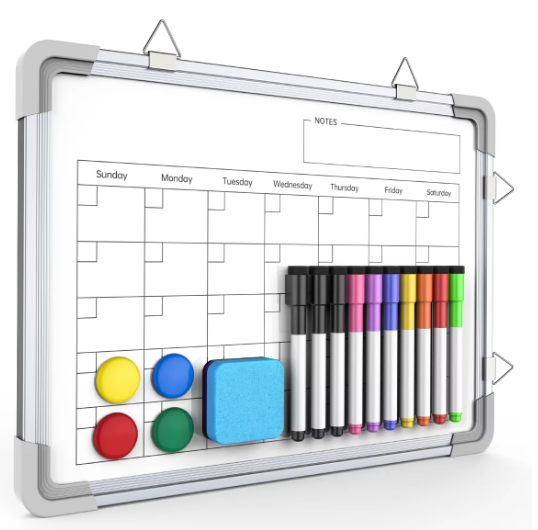 Dry Erase Calendar Whiteboard,16