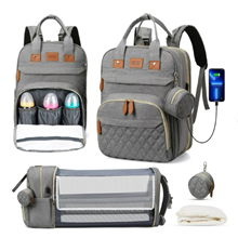 Diaper Bag Backpack, Multifunction Diaper Bag Backpack With Changing Station