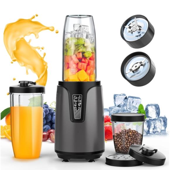 800W Smoothie Blender, 10PCS Personal Blender, Portable Blender Mixer with 6-Leaf Blade