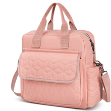 GPED Diaper Bag Tote, Multifunction Baby Diaper Bag with 3 Insulated Pockets