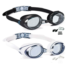 Swim Goggles, Pack of 2 Swimming Goggles Anti-Fog