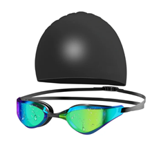 Swimming Goggles Swimming Cap Set Swim Glasses