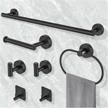 7 Pieces Bathroom Hardware Set, Bathroom Accessories Set Includes 24