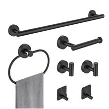 GPED Bathroom Hardware Set, 7 Pieces Bathroom Accessories Set Includes 24