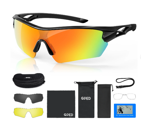 Polarized Sports Sunglasses for Men Women Youth
