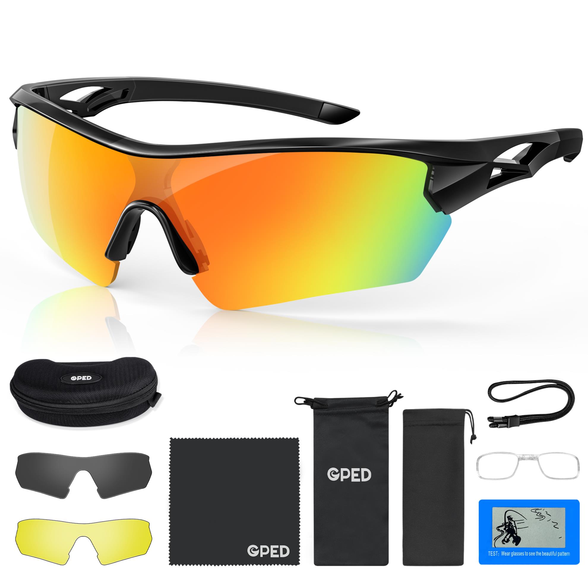 Polarized Sports Sunglasses for Men Women Youth