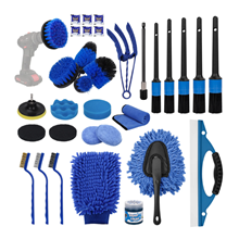33Pcs Car Detailing Kit, Car Cleaning Kit with Professional Car Detailing Brush Set