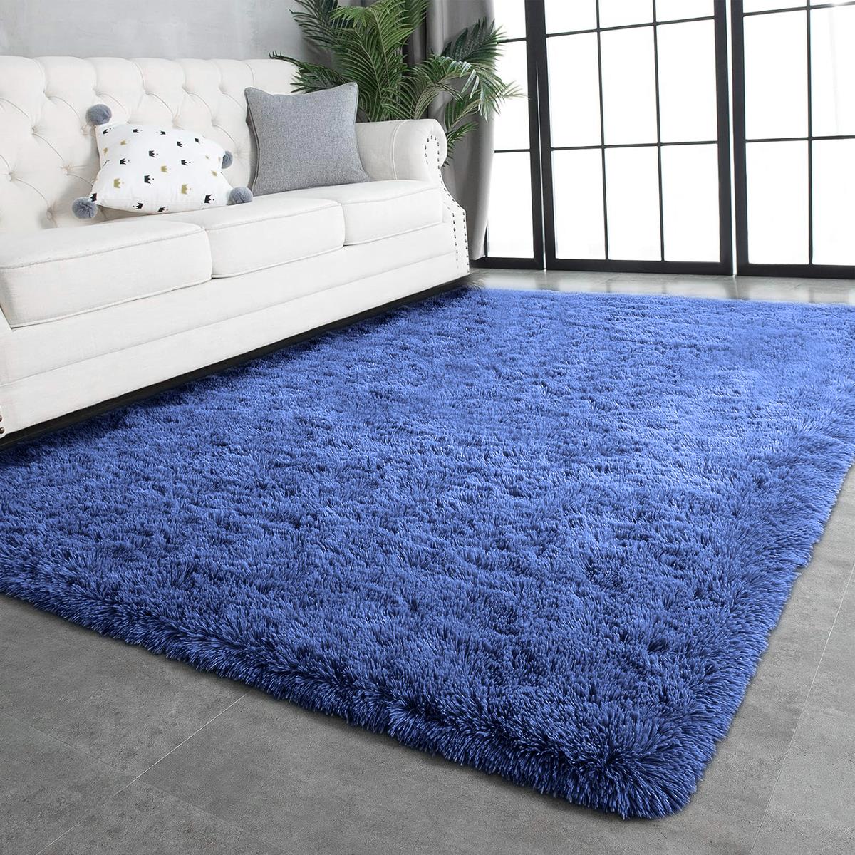 Fluffy Area Rug,4x6 ft Soft Shaggy Rugs Fluffy Carpets