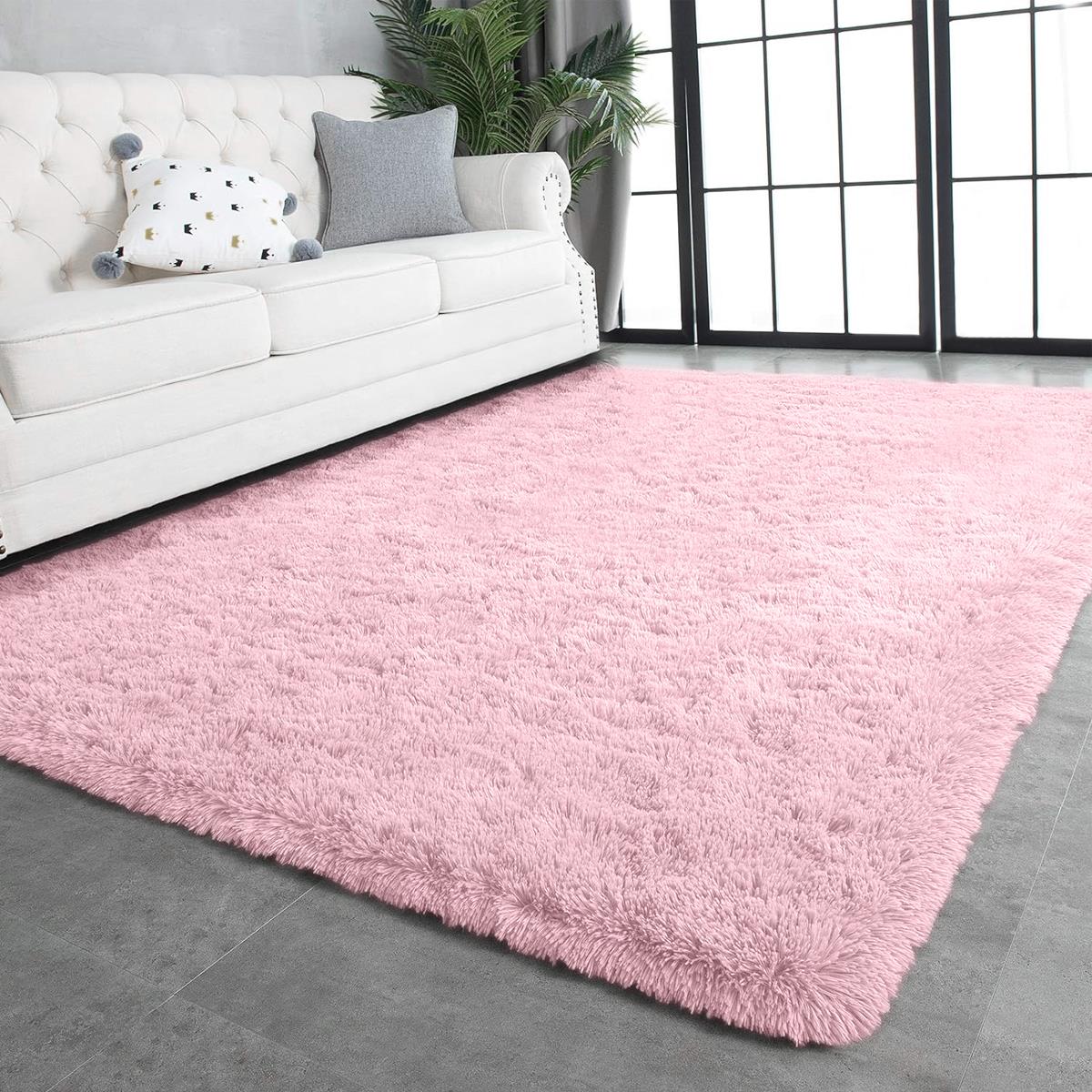 Fluffy Area Rug,4x6 ft Soft Shaggy Rugs Fluffy Carpets