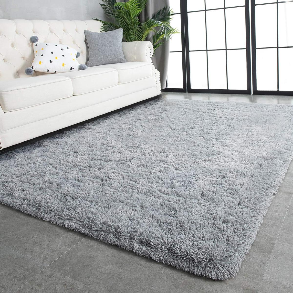 Fluffy Area Rug,4x6 ft Soft Shaggy Rugs Fluffy Carpets