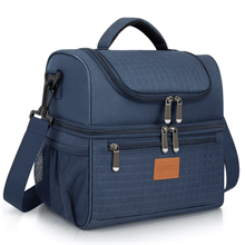 GPED Insulated Lunch Bag for Women & Men, 17L Expandable Double