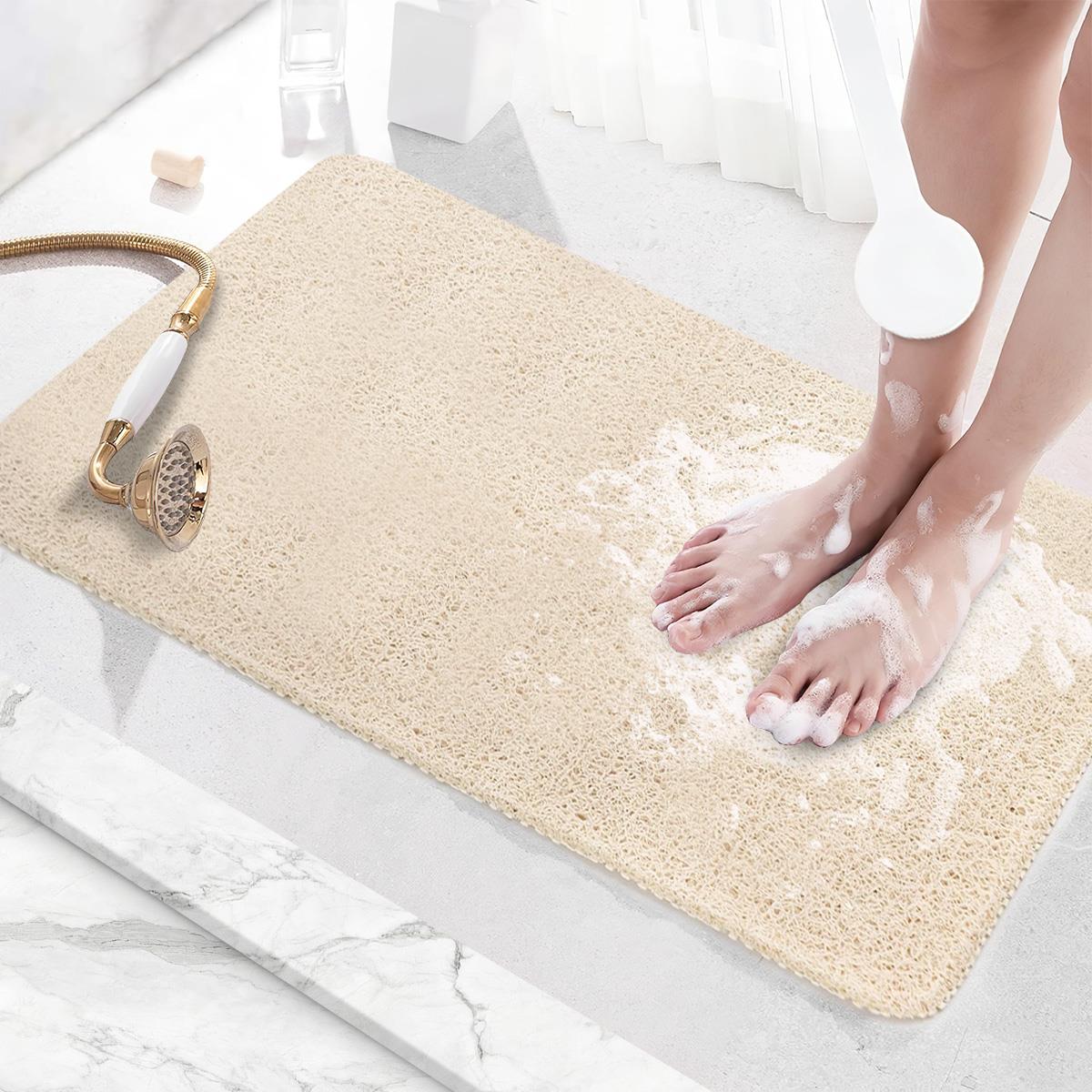 17.7x30 Inch Shower Mat, Non Slip Bathtub Mat, Fast Drying Bath Tub Mats, Foot Scrubber Mat