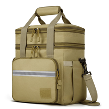 GPED Large Capacity Lunch Box for Men, 24L Expandable Insulated Lunch Cooler bag with Shoulder Strap