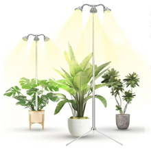 GPED 3-Heads Grow Lights for Indoor Plants, Full Spectrum Plant Growing Lamps