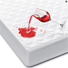 Waterproof Mattress Pad Full Size, Quilted Mattress Protector, White