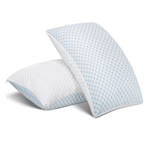 Shredded Memory Foam Pillows for Sleeping 2 Pack