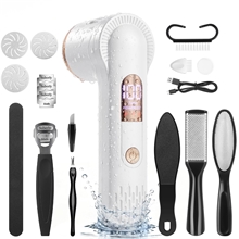 GPED 18 in 1 Electric Foot Callus Remover, Waterproof Callus Remover W/ Vacuum Suction, Rechargeable