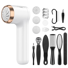 GPED Electric Callus Remover, 18 in 1 Foot Callus Remover Kit W/ Vacuum Suction, 3 Roller