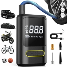 GPED Tire Inflator Portable Air Compressor, 150PSI Air Pump for Car Tires with
