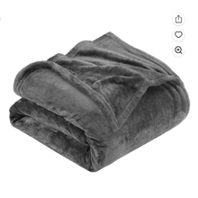Extra Soft Strip Blanket, Plush Fuzzy Cozy Bed Blankets