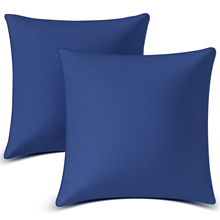 Throw Pillow Inserts Set of 2, Indoor Decorative 18x18 inches Square Pillows for Couch, Sofa, Bed