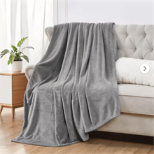 Throw size blanket,Gray