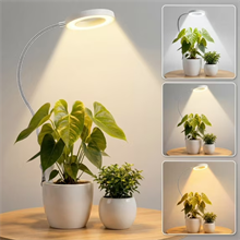 GPED Grow Lights for Indoor Plants, Pot Clip LED Plant Lights with 10-Level Dimmable