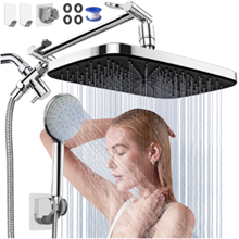 GPED High Pressure 12” Rain Shower Head Combo