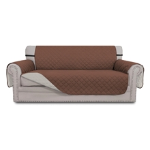 GPED Reversible Sofa Cover, Water Resistant Couch Cover with Elastic Straps, Triple-Layer