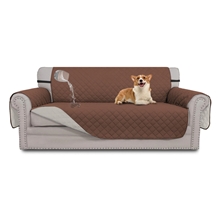 GPED Reversible Couch Cover, 100% Waterproof Sofa Cover with Elastic Straps, Machine Washable