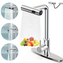 GPED Kitchen Faucets with Pull Down Sprayer
