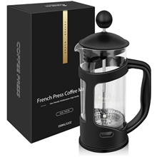 GPED French Press Coffee Maker 304 Stainless Steel Coffee Press with Filters System