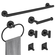 GPED Bathroom Hardware Set, 7 Pieces Bathroom Accessories Set Includes 24