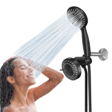 GPED High Pressure Dual Shower Head Combo